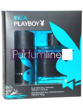 Playboy Ibiza for him SET: Toaletní voda 100ml + Deodorant 150ml