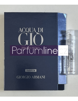 Giorgio Armani Acqua di Gio Profondo Parfum, Parfum - Vzorek vůně